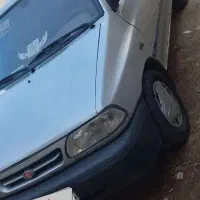 پراید نقره ای مدل 90 فرمان هیدرولیک