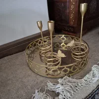 سینی و شمعدانی