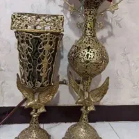 سطل و جعبه دستمال کاغذی و گلدان