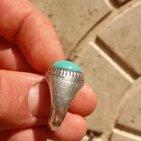 انگشتر‌ نقره فیروزه نیشابور