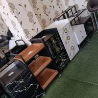 ترولی آرایشگاهی،چرخ ابزار سالن،ترولی زیبایی/زرین