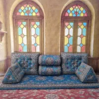 شاهنشین سنتی ترمه|پشتی|کوهدشت, |دیوار