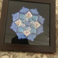 دوتا قاب مینا کاری زیبا