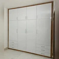 کمد دیواری رنگ نسکافه (کد ۱۳۹۱)|جاکفشی، کمد، دراور|رشت, پیرکلاچای|دیوار