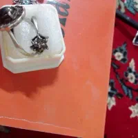 انگشتر و گردنبند نقره کم کاروعالی|جواهرات|یزد, |دیوار