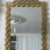 اینه دیواری برنجی