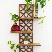 شلف دیواری 4 طبقه ستاره ای