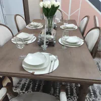 میز غذا خوری ۸ نفره چوب