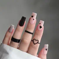 کاشت ناخن عالی + طراحی رایگان