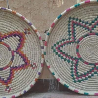 سلام تویزه بافته شده با برگ نخل (درخت خرما)|صنایع دستی و سایر لوازم تزئینی|دهدشت, |دیوار