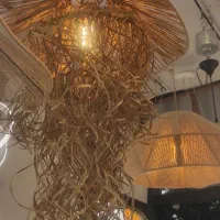 لوستر مکرومه رافیا