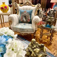 مبلمان استیل سلطنتی و ناهار خوری جهیزیه(نو)