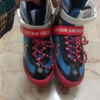 کفش اسکیت درحد نو سایز ۳۸ تا ۴۱ با تجهیزات ایمنی|دوچرخه، اسکیت، اسکوتر|آمل, |دیوار