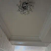 ۲عددلوستر سقفی استیل