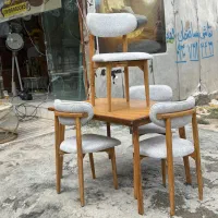 نهار خوری ۴ نفره مینی مال چوب راش ۱۳۵۰۰|مبلمان خانگی و میز عسلی|کرمانشاه, |دیوار
