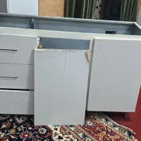 کابینت فلزی درب چوبی سفید|جاکفشی، کمد، دراور|تربت جام, شهرک آزادگان|دیوار