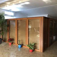 پارتیشن اداری،درب کشویی چرمی