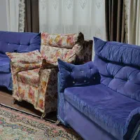 مبل راحتی 7 نفره برای خونه باغ|مبلمان خانگی و میز عسلی|کلاله, |دیوار