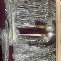 فروش سرویس قاشق چنگال ۱۸پارچه اصل استیل|ظروف سرو و پذیرایی|گنبد کاووس, |دیوار