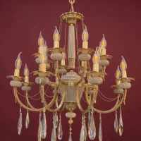 لوستر دوازده لامپ نئوکلاسیک