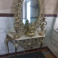 آینه و شمعدان برنجه