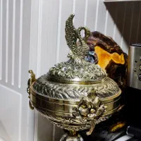 سرویس زیبا برنز. گلدان .جا کلیدی.هفت رقصنده.|بدلیجات|بندر ماهشهر, |دیوار