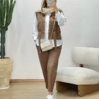 ست سه تیکه جلیقه و شلوار و شومیز