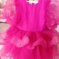 پیراهن عروسکی تور دنباله دارنونو فقط کوچک شده