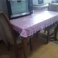 میز نهار خوری چهار نفر با دو عدد صندلی