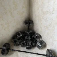 دمبل بتنی ( وسایل ورزشی ) هالتر و صفحه هالتر|تجهیزات ورزشی|کاشان, راوند|دیوار