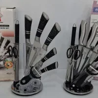 سرویس چاقو تمام استیل و رنگ بندی کارد و ساطور|ظروف پخت‌وپز|مشهد, گلشور|دیوار