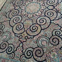 یک تخته فرش سورمه ای ۶متری سالم