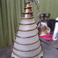 لوستر تک شاخه کریستالی