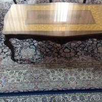 میز جلو مبلی چوب گردو|مبلمان خانگی و میز عسلی|رباط‌کریم, رباط‌کریم|دیوار