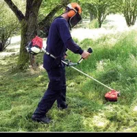 علف چین با دستگاه مور.حرس .باغبانی