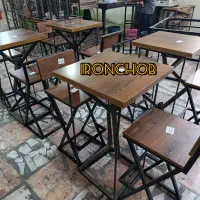 میز کافی شاپی ناهارخوری میز رستوران استندکافی