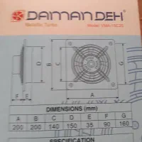فن دمنده هواکش دمنده|پنکه و تصفیه‌کنندهٔ هوا|شاهین‌شهر, نبوت|دیوار
