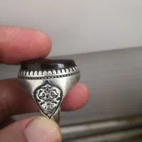 انگشتر عقیق کرزی و زمرد جی|جواهرات|کرج, حیدرآباد|دیوار