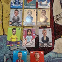 کارت امضا اریک کانتونا و باستونی ۹۸ و مارادونا امض