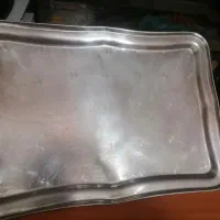 سینی استیل قدیمی دوعدد