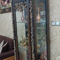 بوفه چوب و شیشه|بوفه، ویترین، کنسول|قزوین, |دیوار