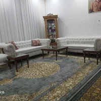 مبل راحتی ۸نفره چستر بانهار خوری ۴نفره