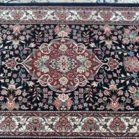 فرش دستبافت چله ابریشم وگل ابریشم