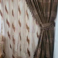 پرده ۱۸ متری اصل ترکیه همراه والان