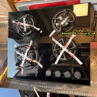 اجاق گاز چهار شعله صفحه ای رومیزی توکار