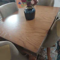 میزنهارخوری ۴نفره|میز و صندلی غذاخوری|بجنورد, |دیوار