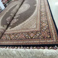 یک جفت فرش دستبافت ۶ متری خوی مرینوس ۵ ابریشم نو