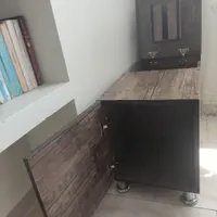 باکس کتابخانه پاف زیر گلدانی جنس ام دی اف|کتابخانه، شلف، قفسه‌های دیواری|تهران, سیزده آبان|دیوار