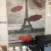 2 عدد پرده در حد نو|پرده، رانر، رومیزی|تهران, گمرک|دیوار
