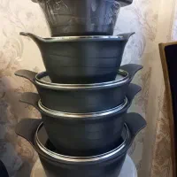 سماور قابلمه بخارشو چینی و کلی از لوازم فوری